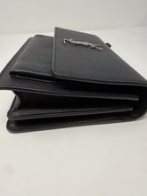 Saint Laurent Bag, Black Pebbled Leather Sunset Medium Shoulder Bag