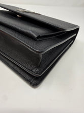 Saint Laurent Bag, Black Pebbled Leather Sunset Medium Shoulder Bag