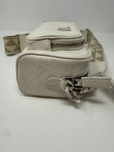 Prada Bag, Off-White Leather Logo-Plaque Multi-Pocket Crossbody Bag