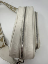 Prada Bag, Off-White Leather Logo-Plaque Multi-Pocket Crossbody Bag