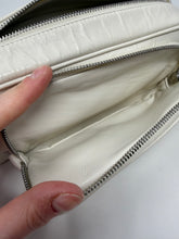 Prada Bag, Off-White Leather Logo-Plaque Multi-Pocket Crossbody Bag