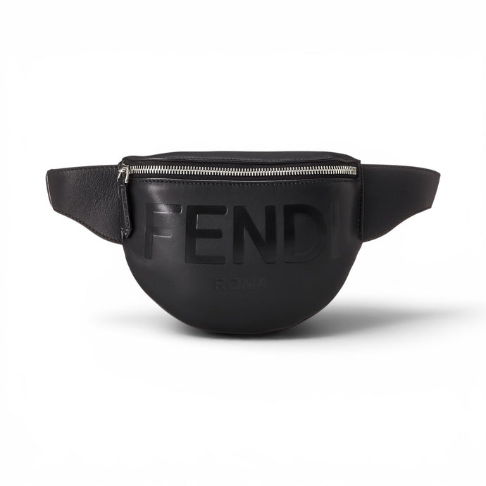 Fendi Bag, Black Leather Belt Bag
