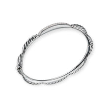 David Yurman Tides Bracelet with Diamonds in Sterling Silver