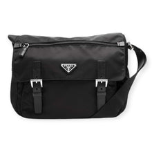 Prada Bag, Black Nylon Medium Messenger Crossbody