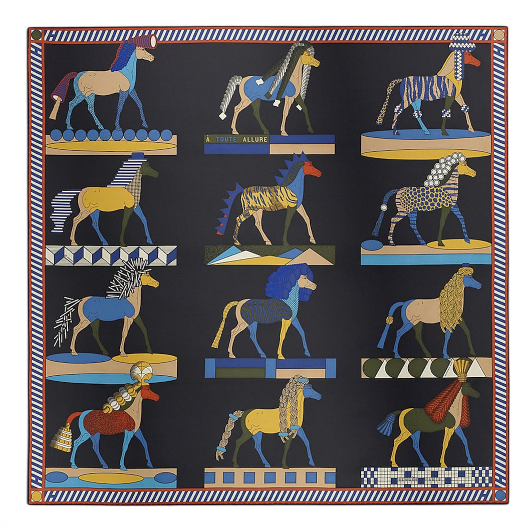 Hermès A Toute Allure Scarf 90