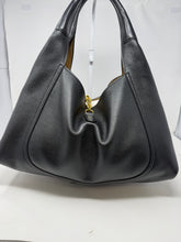 Gucci Bag, Black Textured-Leather Softbit Maxi Tote