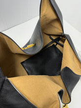 Gucci Bag, Black Textured-Leather Softbit Maxi Tote