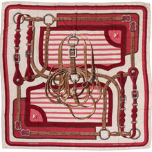 Hermès "Coaching" Silk & Cashmere Scarf 140
