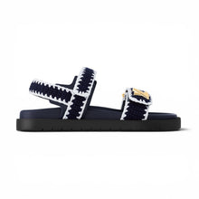 Louis Vuitton Shoes, Navy LV Sunset Comfort Sandals (size 40)
