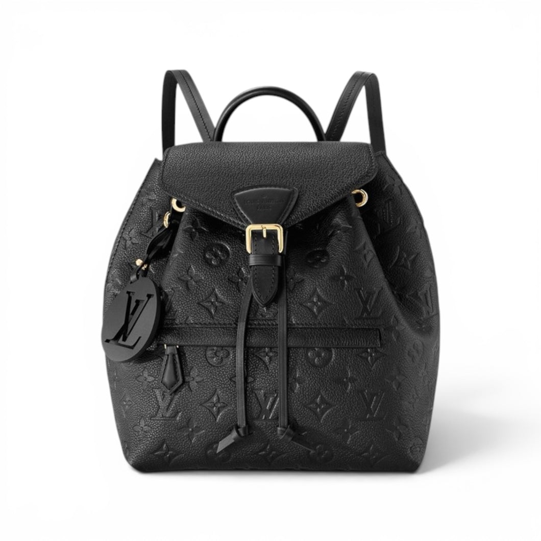 Louis Vuitton Bag, Black Empreinte Leather Montsouris PM Backpack