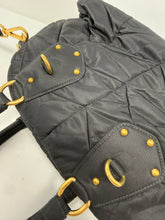 Prada Bag, Black Nylon Quiltin Bauletto Bag