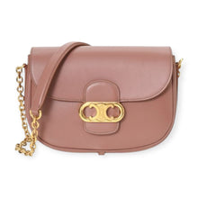 Celine Bag, Dusty Rose Medium Maillon Triomphe Leather Shoulder Bag