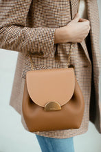Polene Camel Leather Numéro Un Mini Crossbody