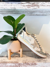 Golden Goose Shoes, White Ballstar Sneakers with Glitter (size 38)