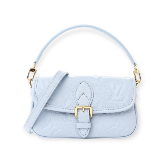 Louis Vuitton Bag, Light Blue Empreinte Nano Diane Crossbody