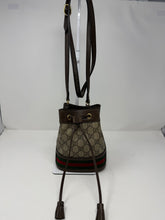 Gucci Bag, GG Supreme Monogram Web Mini Ophidia Bucket Bag