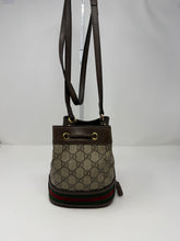 Gucci Bag, GG Supreme Monogram Web Mini Ophidia Bucket Bag