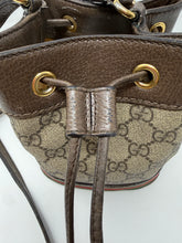 Gucci Bag, GG Supreme Monogram Web Mini Ophidia Bucket Bag