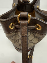 Gucci Bag, GG Supreme Monogram Web Mini Ophidia Bucket Bag