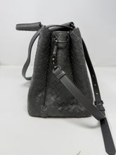 Bottega Veneta Bag, Grey Intrecciato Roma Small Tote