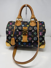 Louis Vuitton Bag, 2004 Black Monogram Multicolor Takashi Murakami Speedy 30
