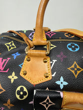 Louis Vuitton Bag, 2004 Black Monogram Multicolor Takashi Murakami Speedy 30