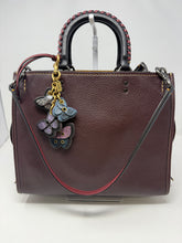 Coach Bag, Burgundy Leather Rogue Tote
