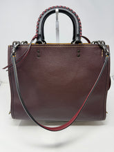 Coach Bag, Burgundy Leather Rogue Tote