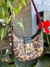 Christian Louboutin Bag, Leopard Print Mini Calfskin Carasky Bag