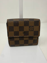 Louis Vuitton Damier Ebene Canvas Elise Wallet