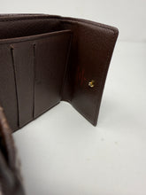 Louis Vuitton Damier Ebene Canvas Elise Wallet