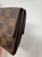 Louis Vuitton Damier Ebene Canvas Elise Wallet