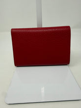 Louis Vuitton Red Taurillon Capucines Compact Wallet