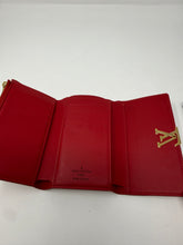 Louis Vuitton Red Taurillon Capucines Compact Wallet
