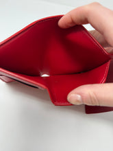 Louis Vuitton Red Taurillon Capucines Compact Wallet