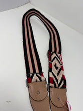 Valentino Leather-Trimmed Jacquard Shoulder Strap