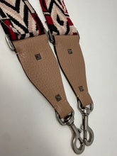 Valentino Leather-Trimmed Jacquard Shoulder Strap