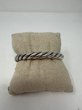 David Yurman Sterling Silver Cable Hinged Bracelet