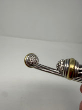 David Yurman Sterling Silver with 18k Yellow Gold and Pavé Diamond Domes