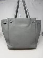 Celine Bag, Light Blue Soft Grained Calfskin Small Belt Cabas Phantom Tote