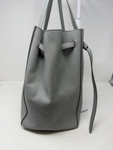 Celine Bag, Light Blue Soft Grained Calfskin Small Belt Cabas Phantom Tote