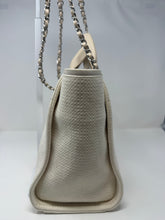 Chanel Bag, 2022 Cream Mixed Fibers Small Deauville Tote