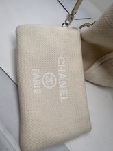 Chanel Bag, 2022 Cream Mixed Fibers Small Deauville Tote