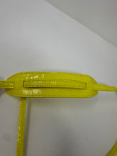 Balenciaga Bag, Neon Yellow Calfskin Crocodile Embossed Neo Classic Nano City Crossbody
