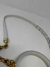 Ferragamo Bag, White Leather Gancini Quilted Bag
