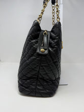 Chanel Bag, 2011 Black Chevron Calfskin Surpique CC Charm Tote