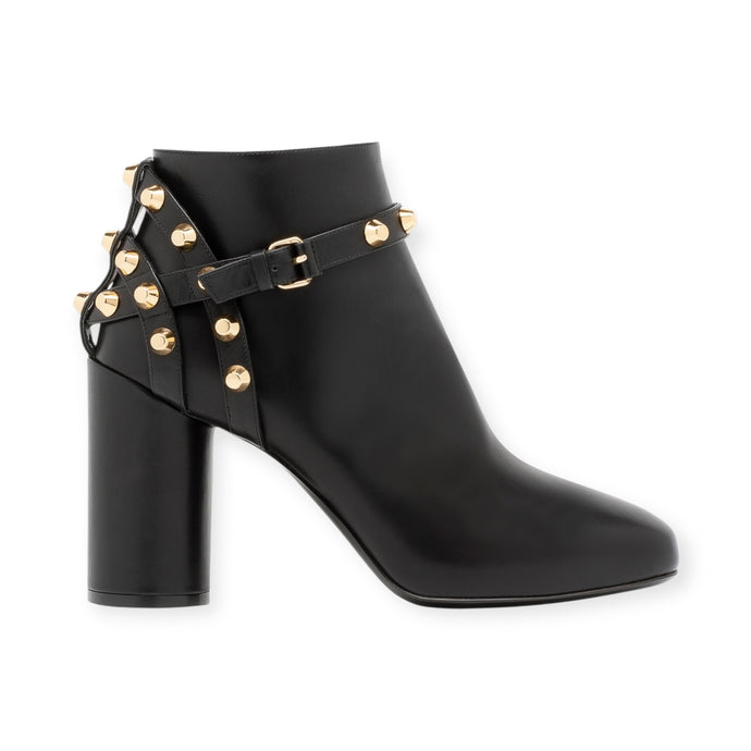 Balenciaga Shoes, Black Leather Ankle Boots (size 40)