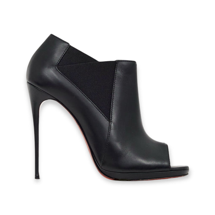 Christian Louboutin Shoes, Black Leather Bootstagram 120 Boots (size 37)