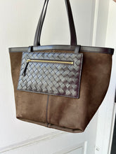 Bottega Veneta Bag, Brown Medium Flip Flap Suede Tote Bag