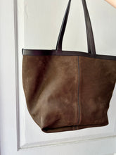 Bottega Veneta Bag, Brown Medium Flip Flap Suede Tote Bag